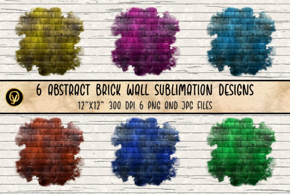 Abstract Brick Wall Sublimation Designs: Creative Possibilities for Every Project