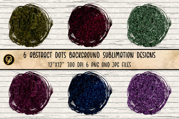 Abstract Dots Background Sublimations