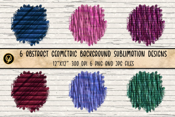 Abstract Geometric Sublimation Designs: A Versatile Tool for Creative Projects