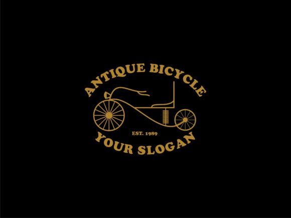 Antique Bicycle Vector Logo: A Timeless Design for Modern Branding