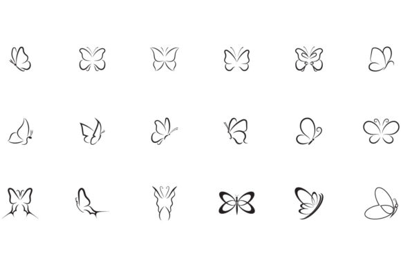 Beauty Butterfly Vector Icon Design