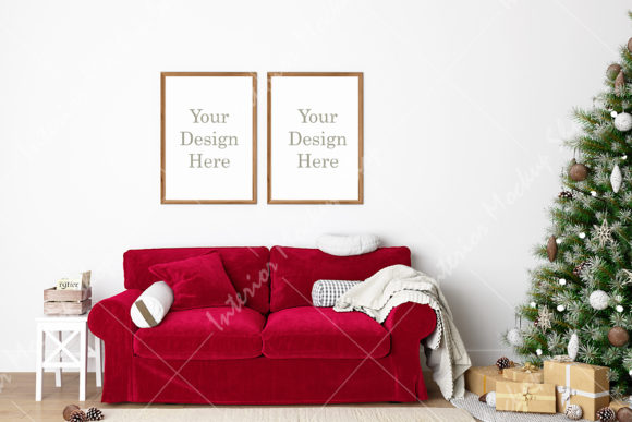 Christmas Frame Mockup - 329: A Digital Tool for Creative Presentation
