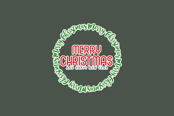 Christmas Wreath with Letter: A Festive Design Asset