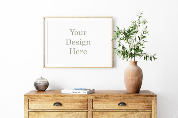 Frame Mockup Decor - 797: A Versatile Digital Asset for Design Professionals