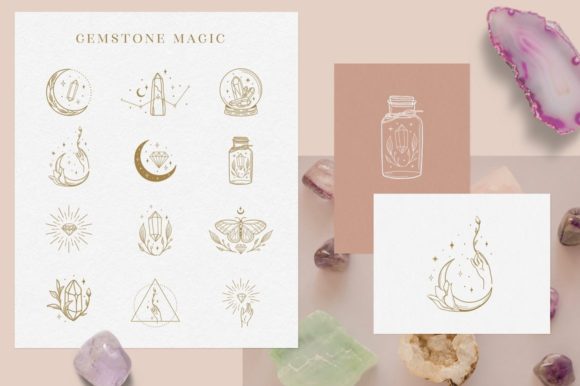 Logo Elements with Gemstones Vector: A Comprehensive Evaluation