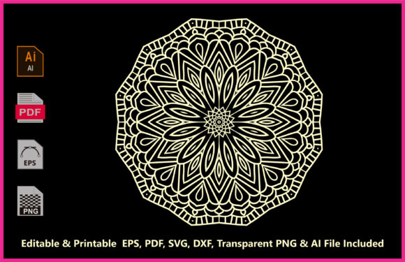 Mandala Coloring Pages and Books 14: A Practical Guide to Versatile Digital Design Files
