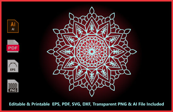 Mandala Coloring Pages and Books Pattern: A Versatile Design for Creative Projects