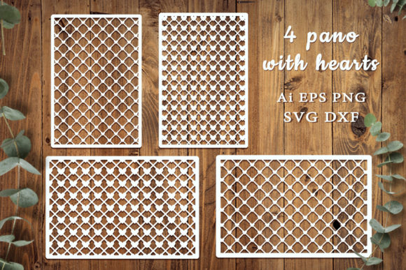 Openwork Stencils for Panels with a Latt