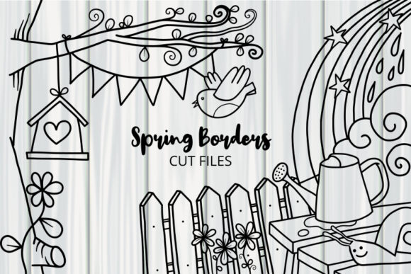 Spring Borders Cut Files Line Art: The Ultimate Guide to Versatile Vector Design Elements