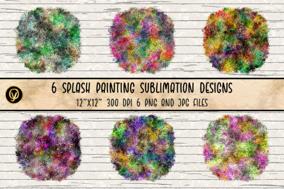 Watercolor Splash Painting Sublimation: A Practical Asset for Creative Projects